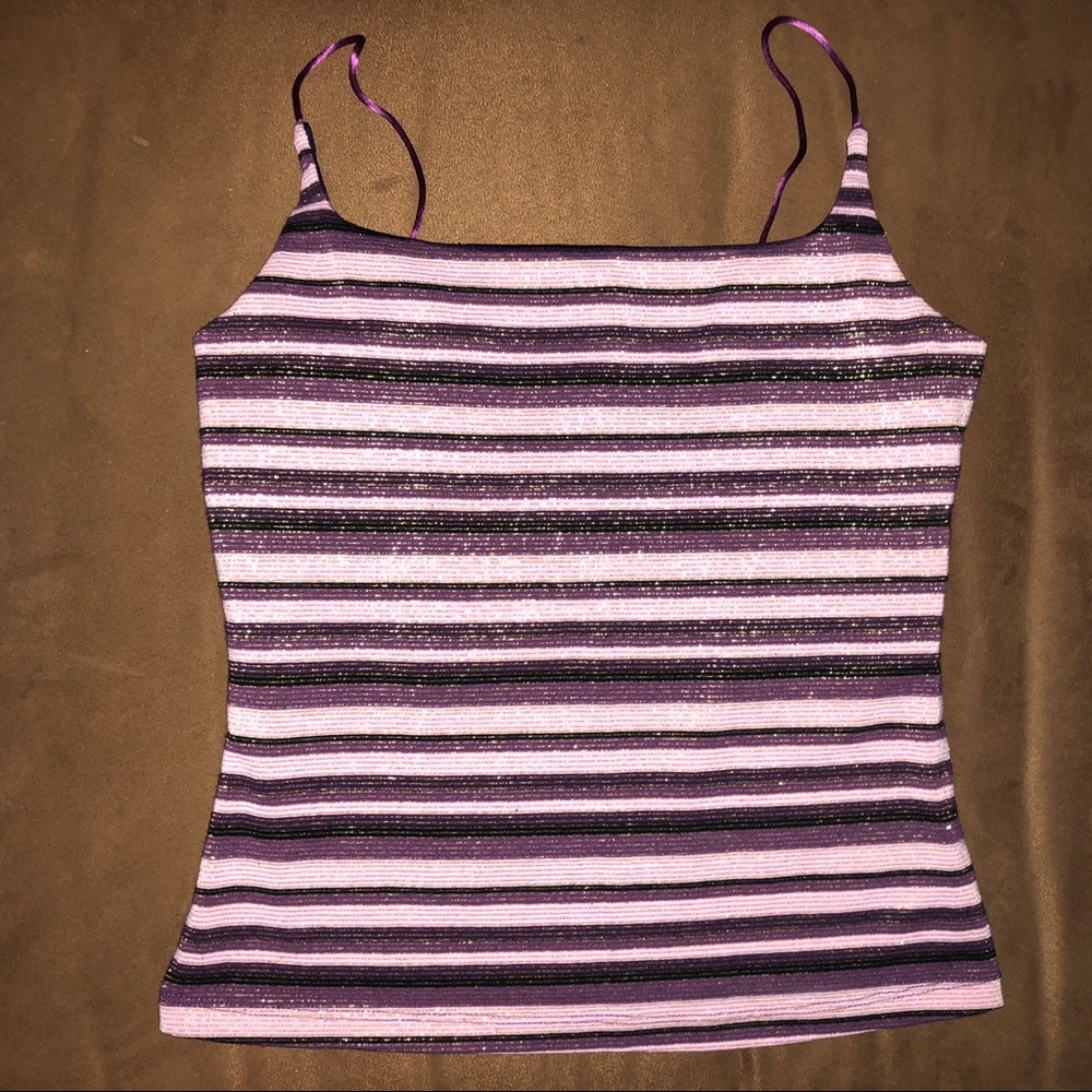 Vintage Glitter Camisole Top